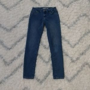 Girl's Blue Jeggings (size 14)